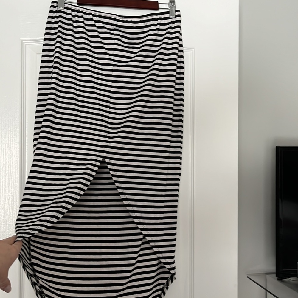 Striped Maxi Skirt